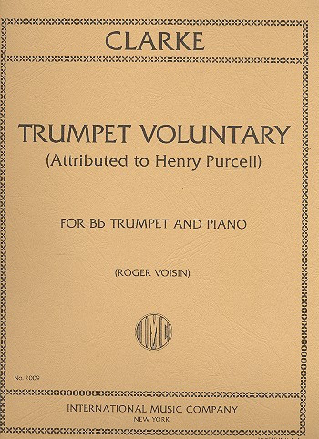 Trumpet Voluntary  for trumpet and piano (organ)  