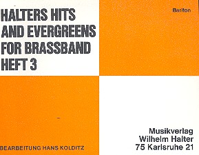 Halters Hits and Evergreens Band 3&nbsp;&nbsp;für Blasorchester&nbsp;&nbsp;Bariton in C