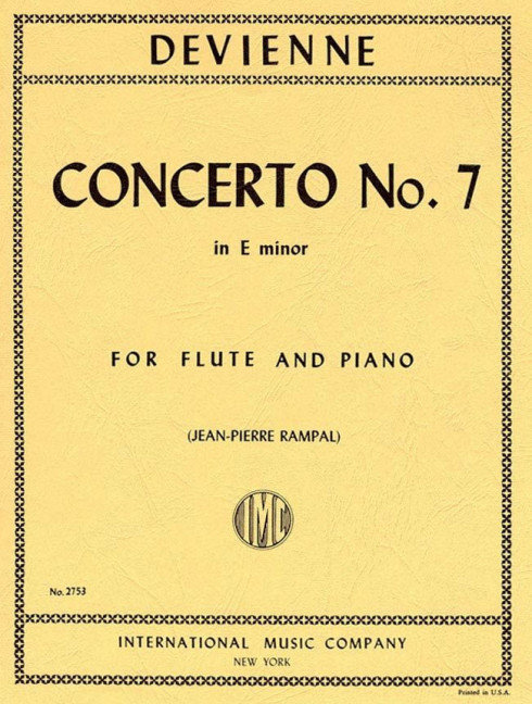 Concerto e minor no.7  for flute and piano  