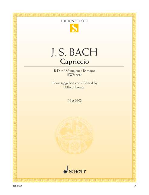 Capriccio B-Dur BWV 992&nbsp;&nbsp;für Klavier&nbsp;&nbsp;