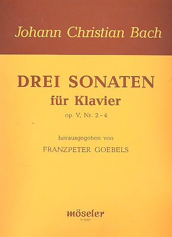 3 Sonaten op.5,2-4  für Klavier  