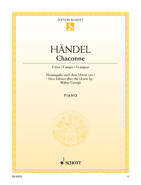 Chaconne F-Dur&nbsp;&nbsp;für Klavier&nbsp;&nbsp;