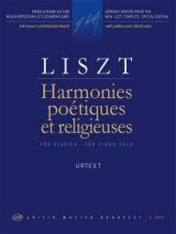 Harmonies poetiques et religieuses&nbsp;&nbsp;für Klavier&nbsp;&nbsp;