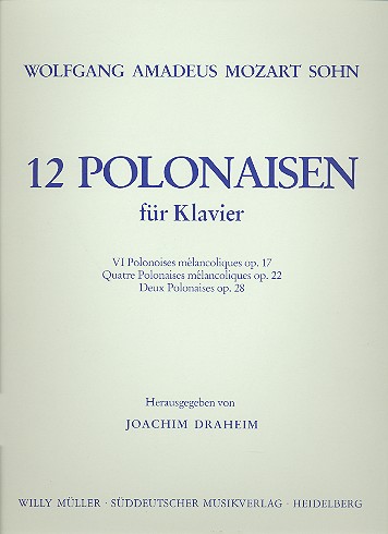 12 Polonaisen op.17, op.22 und op.28  für Klavier  