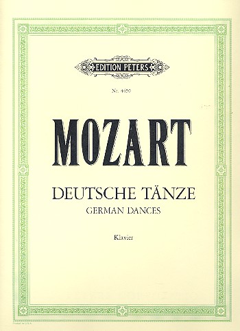 Deutsche Tänze KV600, KV602 und KV605&nbsp;&nbsp;für Klavier&nbsp;&nbsp;
