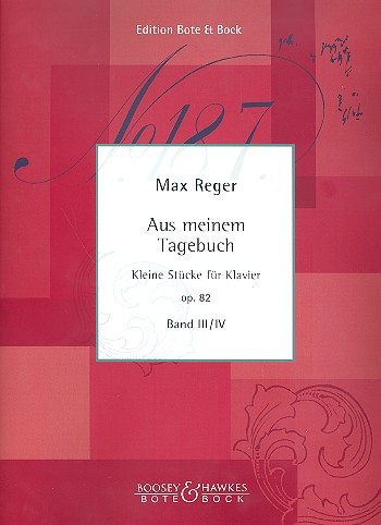 Aus meinem Tagebuch op.82 Band 3/4  für Klavier  