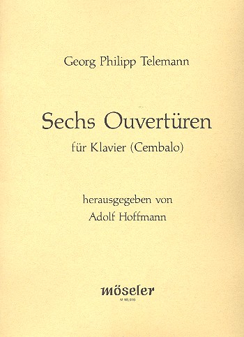 6 Ouvertüren  für Klavier  