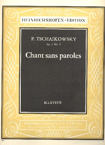 Chant sans paroles op.2,3&nbsp;&nbsp;für Klavier&nbsp;&nbsp;