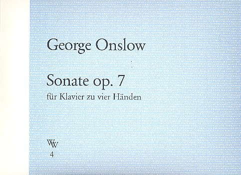 Sonate op.7  für Klavier zu 4 Händen  