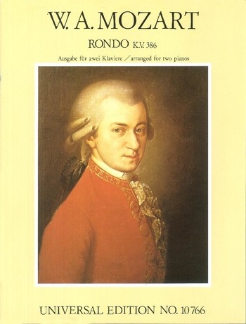 Rondo A-Dur KV386 für Klavier&nbsp;&nbsp;und Orchester für 2 Klaviere&nbsp;&nbsp;