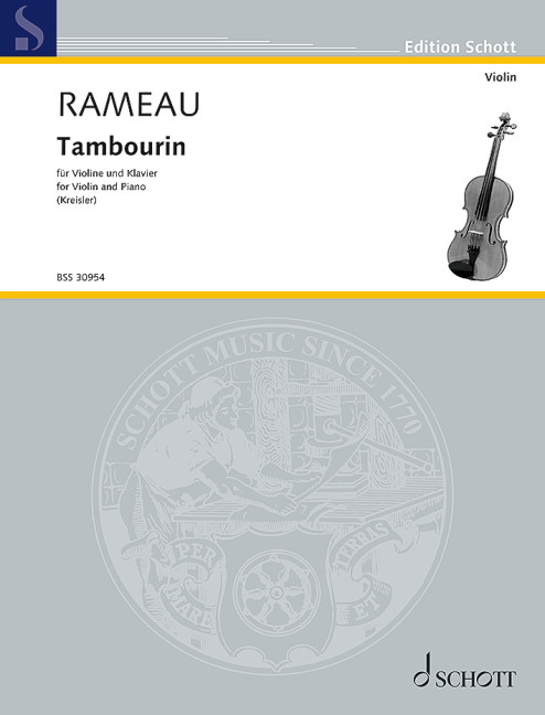 Tambourin Nr. 6&nbsp;&nbsp;für Violine und Klavier&nbsp;&nbsp;
