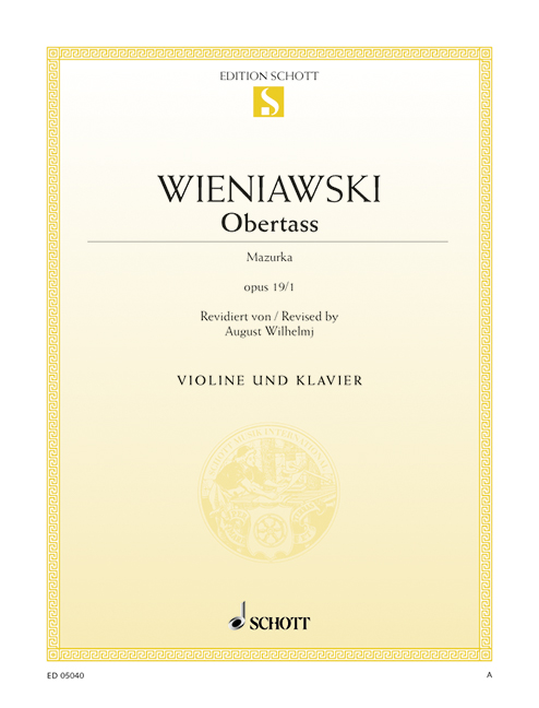 Obertass op. 19/1  für Violine und Klavier  