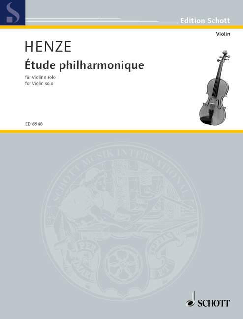 Étude philharmonique (1979)&nbsp;&nbsp;für Violine solo&nbsp;&nbsp;
