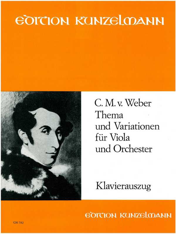 Thema und Variationen für Viola und Orchester&nbsp;&nbsp;für Viola und Klavier&nbsp;&nbsp;