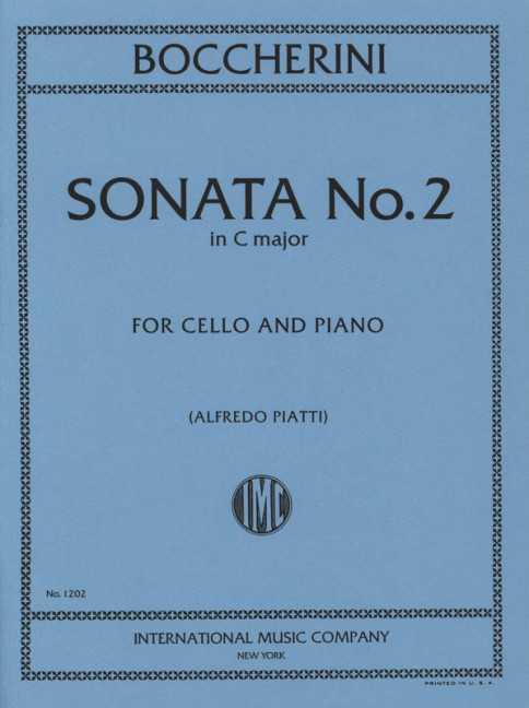 Sonata No. 2 c Major&nbsp;&nbsp;for violoncello and piano&nbsp;&nbsp;