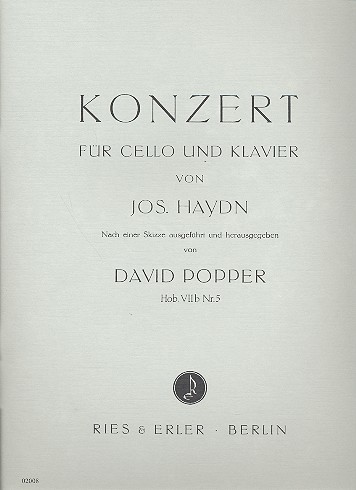 Konzert C-Dur Hob.VIIb:5&nbsp;&nbsp;für Violoncello und Klavier&nbsp;&nbsp;