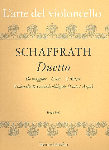 Duett C-Dur für Violoncello  und obligates Cembalo  