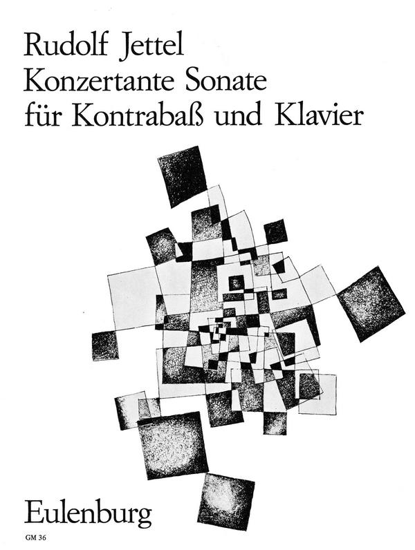 Konzertante Sonate  für Kontrabass und Klavier  Partitur+1STIMME
