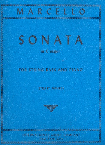 Sonata C major  for string bass and piano  