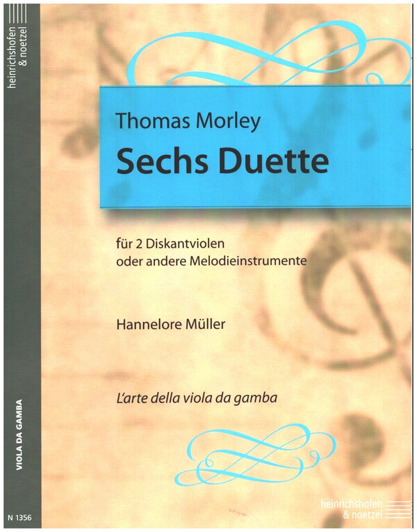 6 Duette  für 2 Diskantviolen oder andere Melodieinstrumente  