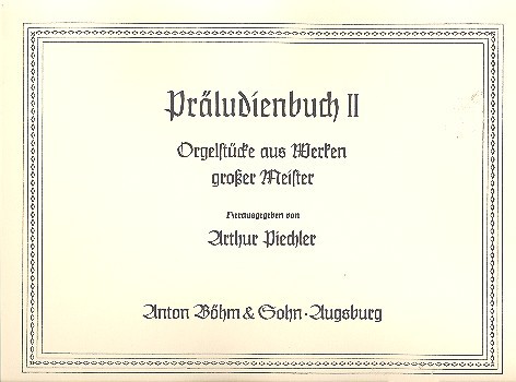 Präludienbuch 2 &nbsp;&nbsp;für Orgel&nbsp;&nbsp;