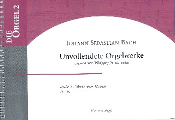 Unvollendete Orgelwerke&nbsp;&nbsp;&nbsp;&nbsp;