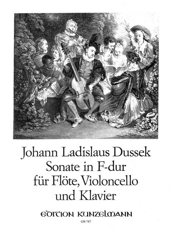 Sonate F-Dur op.65  für Flöte, Violoncello und Klavier  