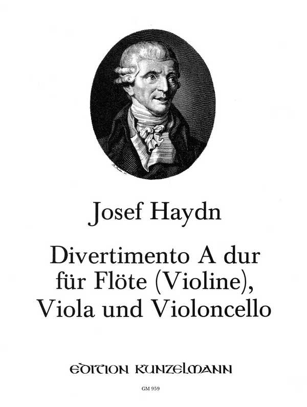 Divertimento A-Dur Hob.XI:21  für Flöte, Viola und Violoncello  Stimmen