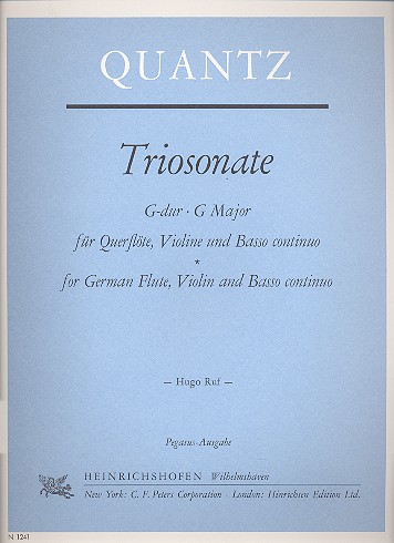 Triosonate G-Dur für  Flöte, Violine und Bc  