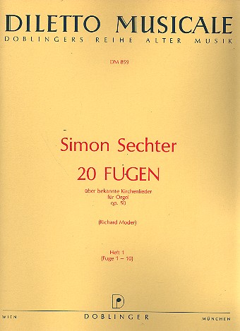 20 Fugen op.20 Band 1 (Nr.1-10)  für Orgel  