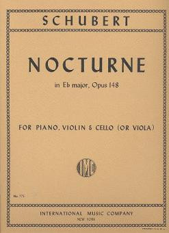 Nocturne E flat major op.148&nbsp;&nbsp;for piano, violin and cello&nbsp;&nbsp;