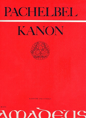 Kanon für 3 Violinen und Bass&nbsp;&nbsp;Partitur und Stimmen&nbsp;&nbsp;