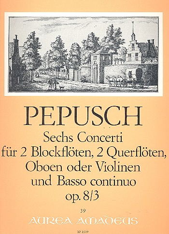 Concerto op.8,3 für 2 Blockflöten