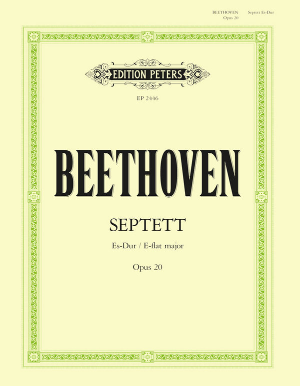 Septett op.20&nbsp;&nbsp;für Violine, Viola, Horn, Klarinette, Fagott, Violoncello und Kontraba&nbsp;&nbsp;Stimmen