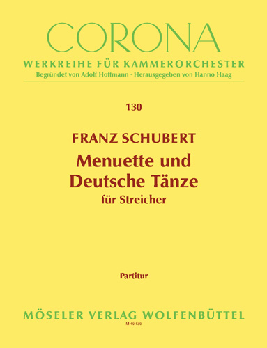 Menuette und deutsche Tänze&nbsp;&nbsp;für Streicher&nbsp;&nbsp;Partitur
