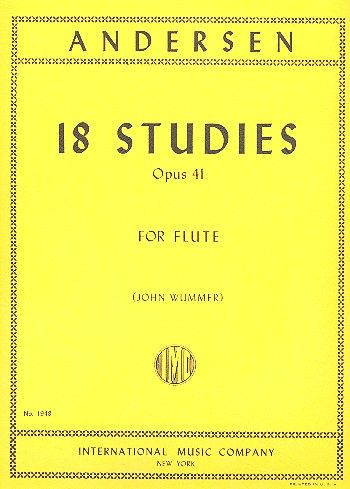 18 Studies op.41  for flute solo  