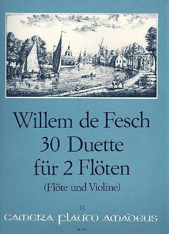 30 Duette op.11 für 2 Flöten  (Flöte und Violine)  