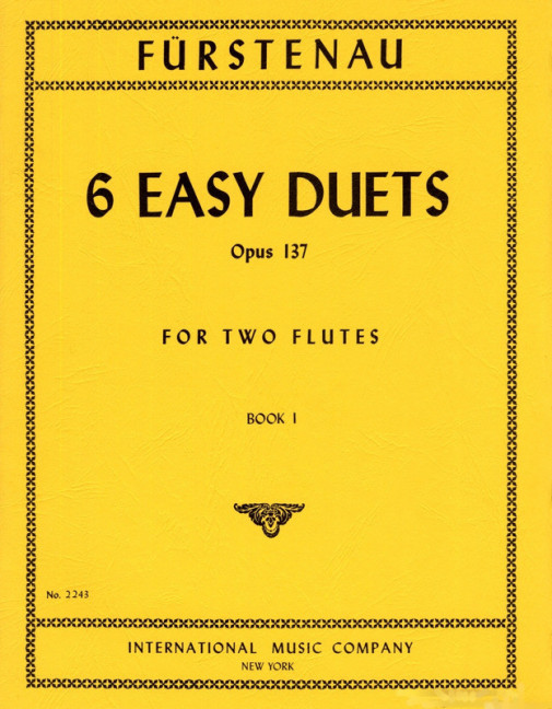 6 easy duets op.137 vol.1  for 2 flutes  