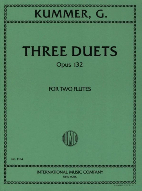 3 Duets op.132  for 2 flutes  score