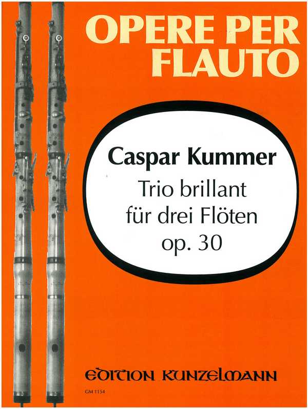 Trio brillant D-Dur op.30  für 3 Flöten  Stimmen