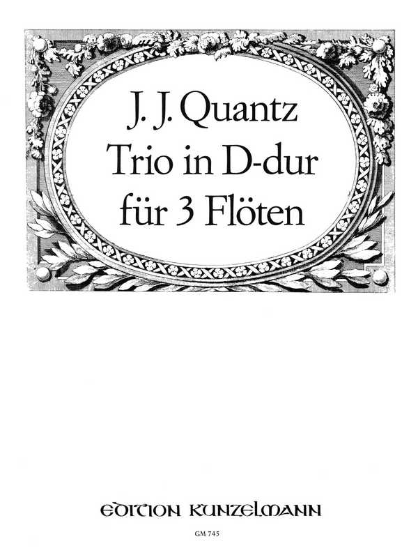Trio D-Dur  für 3 Flöten  Partitur