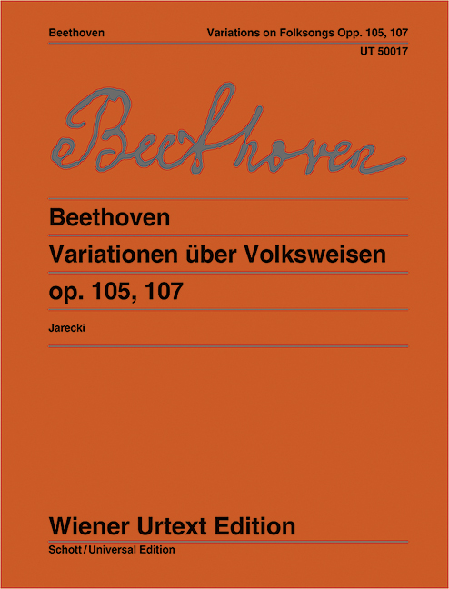 Variationen über Volksweisen op.105 und 107&nbsp;&nbsp;für Klavier und Flöte ad lib.&nbsp;&nbsp;