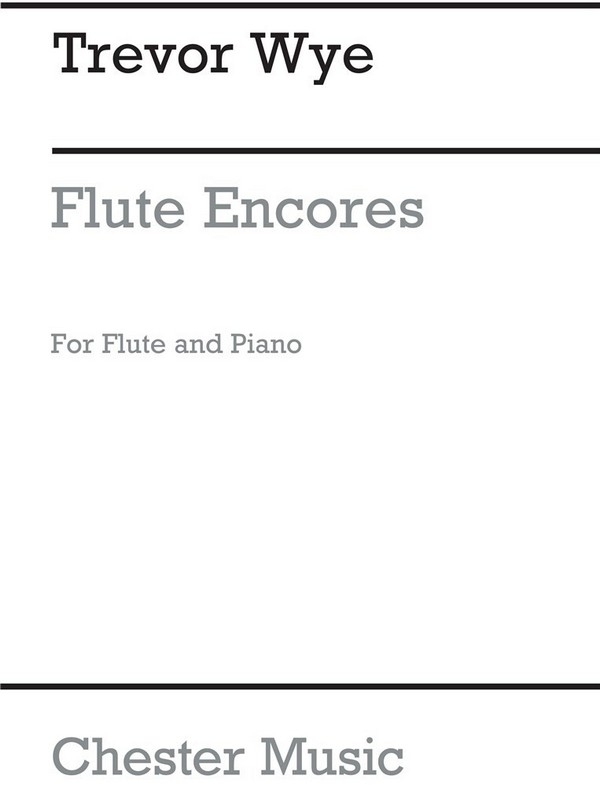 Flute Encores vol.1&nbsp;&nbsp;for flute and piano&nbsp;&nbsp;