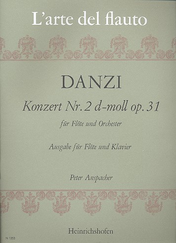 Konzert d-Moll Nr.2 op.31   für Flöte und Orchester   für Flöte und Klavier
