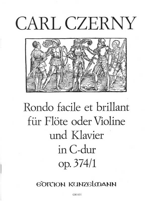 Rondo facile et brillant op.347,1&nbsp;&nbsp;für Flöte (Violine) und Klavier&nbsp;&nbsp;