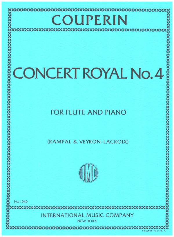 Concert Royal no.4  for flute and piano  