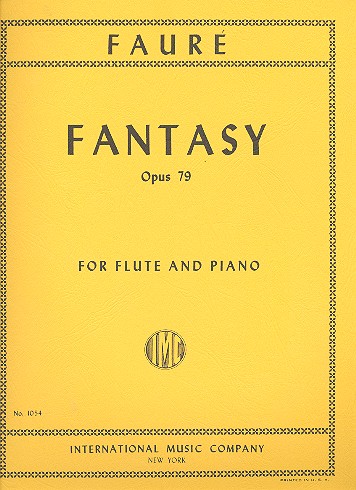 Fantasy op.79&nbsp;&nbsp;for flute and piano&nbsp;&nbsp;