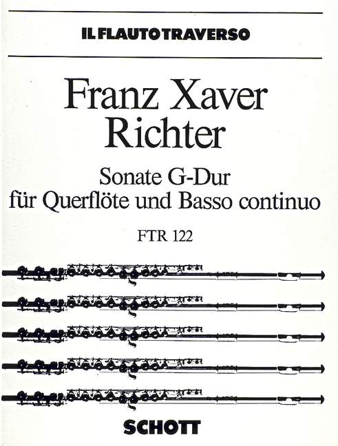 Sonate G-Dur&nbsp;&nbsp;für Flöte und Basso continuo&nbsp;&nbsp;