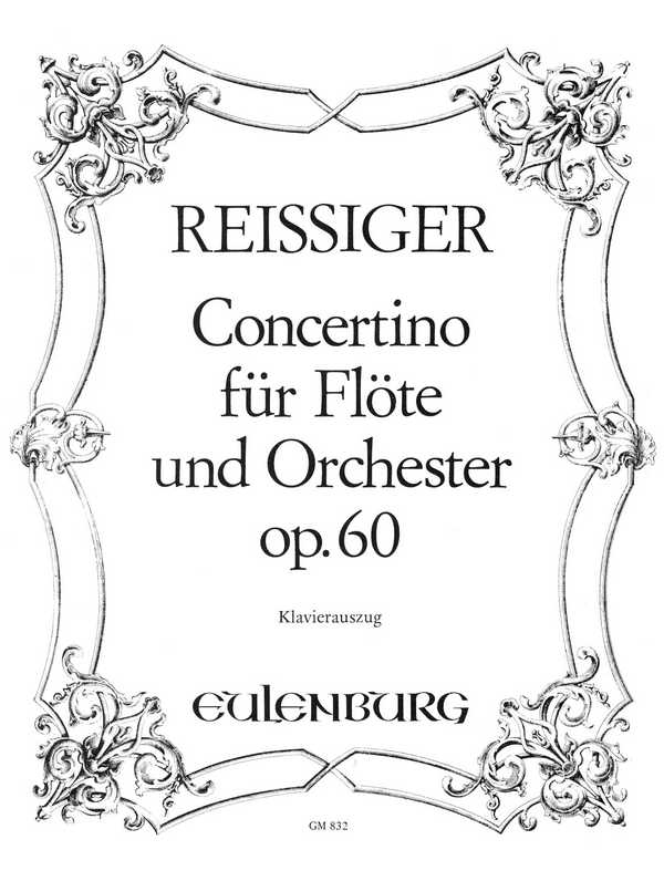Concertino op.60  für Flöte und Orchester  für Flöte und Klavier