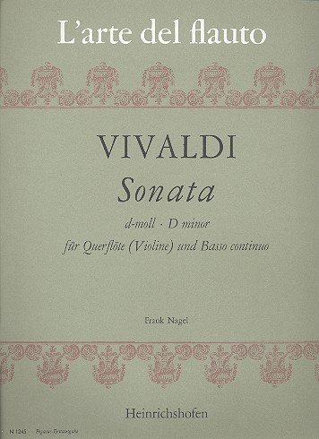 Sonata d-moll&nbsp;&nbsp;für Flöte und Bc&nbsp;&nbsp;